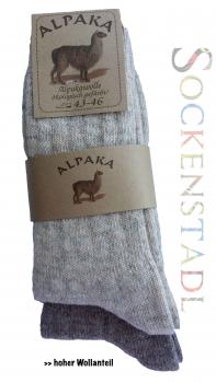 Alpaka Socken | natur
